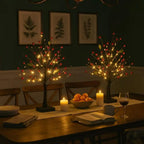 Briella – Illuminated Christmas Tree with Red Berries for Table Decoration