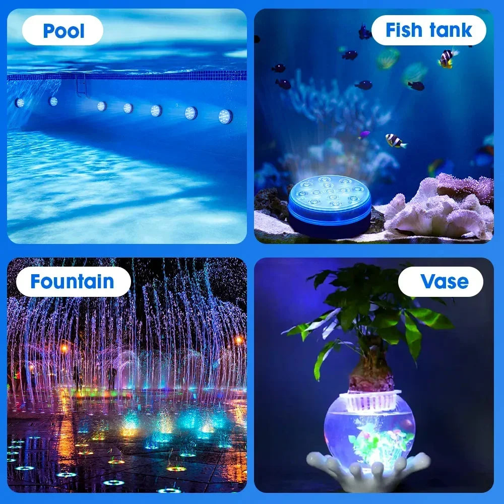 Dunavix - RGB Underwater Lamp With Remote Control IP68