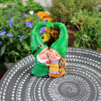 Sabinae - Gnome Figurine Love Couple Handmade from Resin for Garden and Celebration Decoration