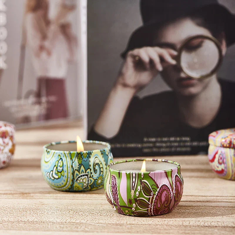 Florivis – 12-Piece Soy Wax Scented Candle Set for Aromatherapy & Gift