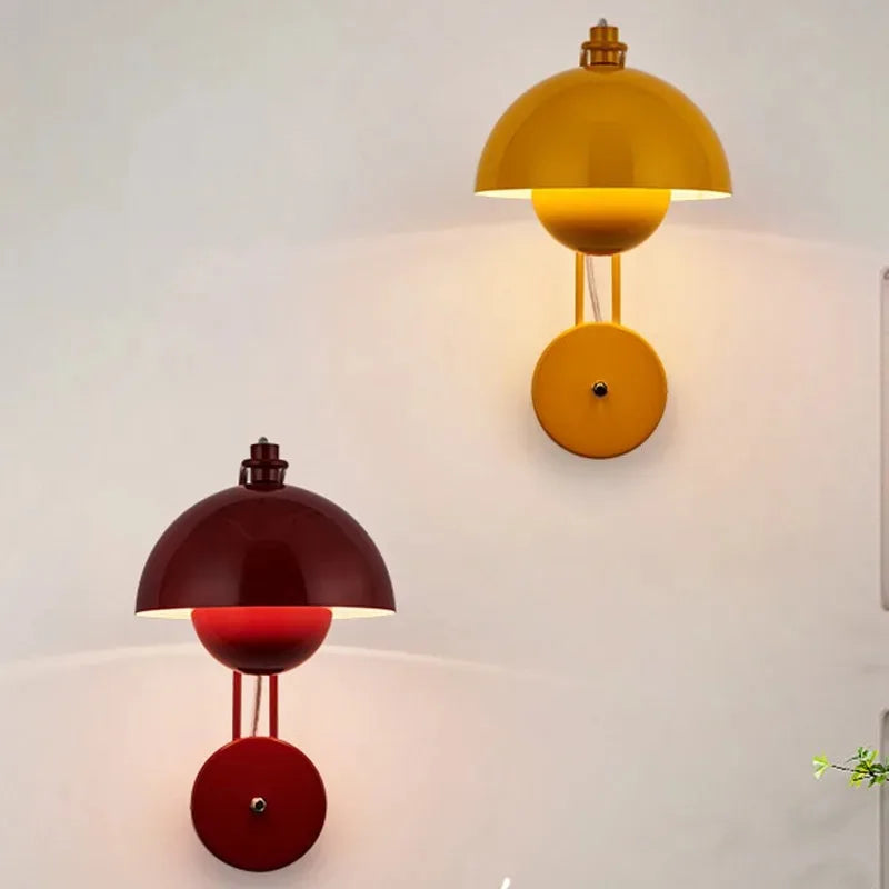 Norvyn – Minimalist Nordic LED Wall Lamp Multicolor Iron Sconce