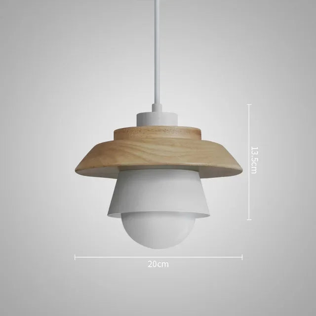 Bela Wood Pendant Light | Macaron Colour Palette, Modern Nordic Design
