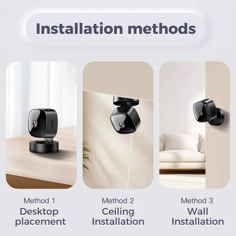 Zenvaro – 360° Rotatable Wifi Mini Security Camera With Night Vision