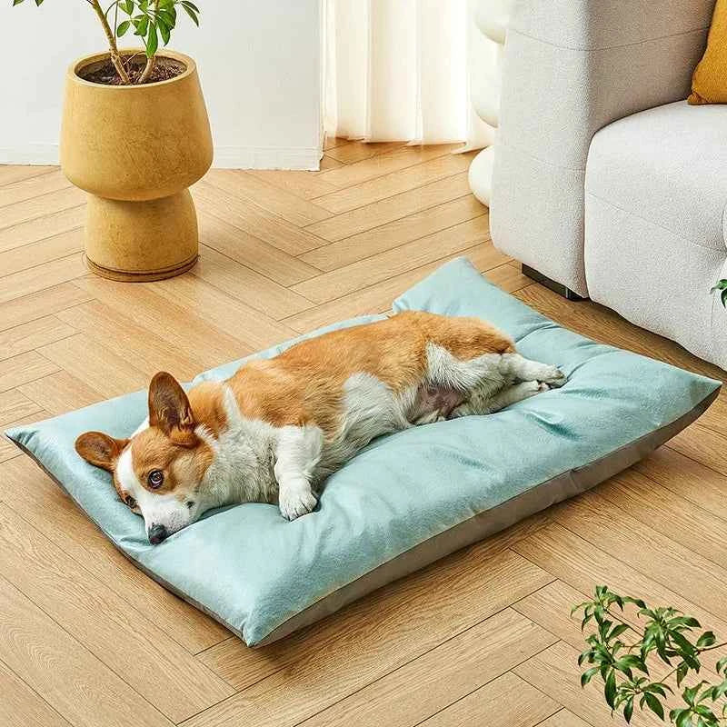 Fresco Koelbed voor Honden | DualTech™ Verkoeling, Bijtbestendig Lederlook