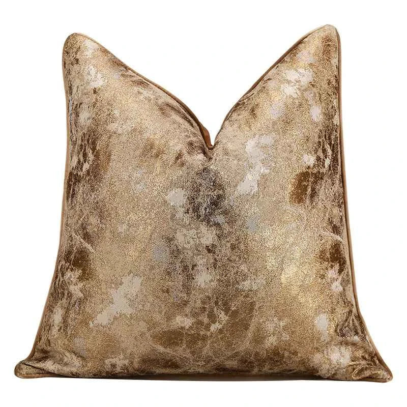 Aureo Luxe Sierkussenhoes | Elegant Glanzend Patroon, 45x45 cm