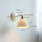 Bela Ceramic Wall Lamp | Vintage Elegance, Warm Ambient Lighting