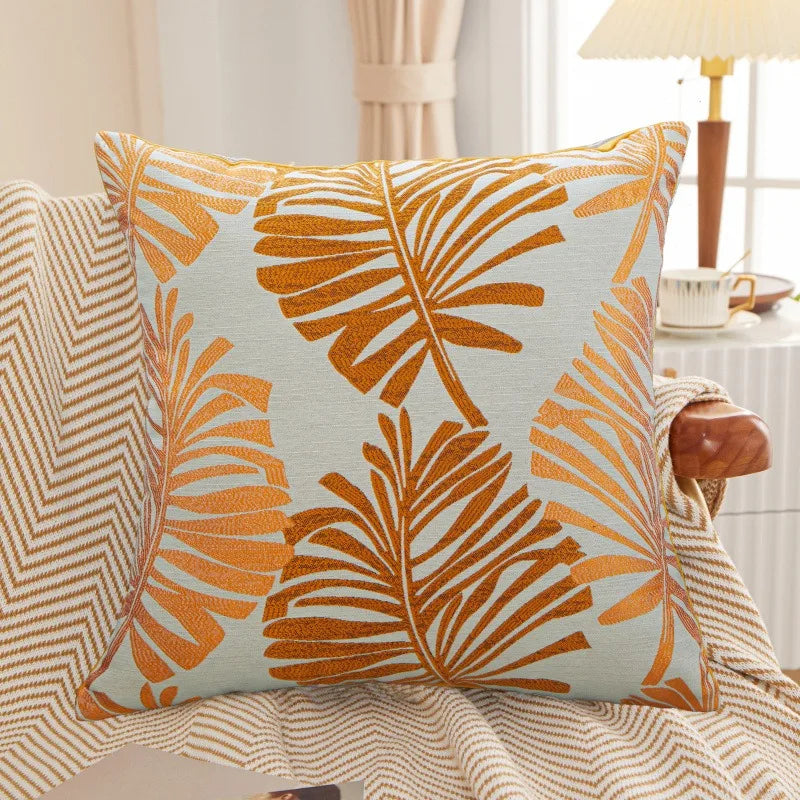 Palmira - Palm Tree Linen Cushion Cover 45x45cm