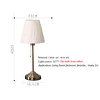 Veloura - Luxurious Metal Table Lamp in American Style