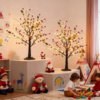 Briella – Illuminated Christmas Tree with Red Berries for Table Decoration