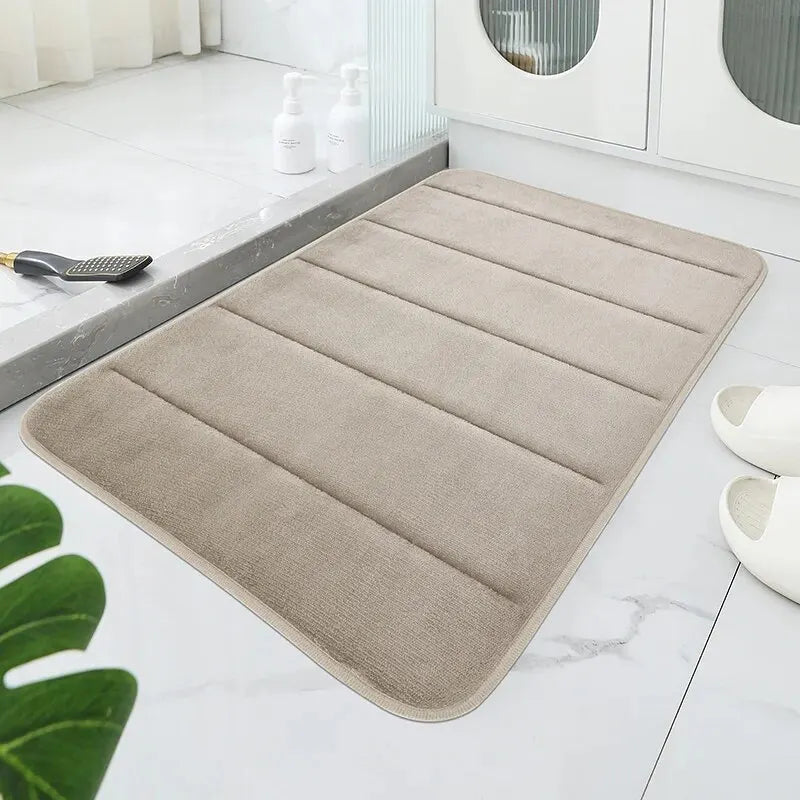 Eterna - Coral Velvet Non-Slip Bath Mat Quick