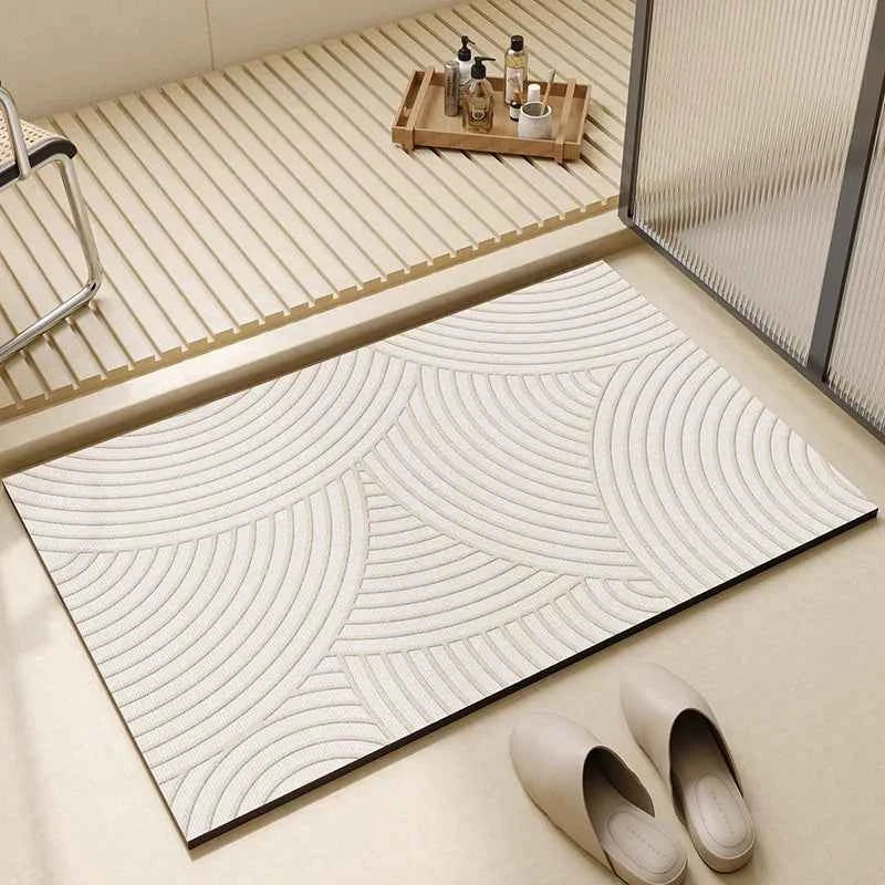 Bela Bath Mat | Super Absorbent, Non-Slip Rubber Base