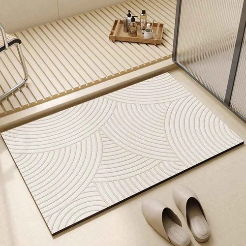 Bela Bath Mat | Super Absorbent, Non-Slip Rubber Base