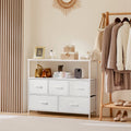 Jondan - Shoe Cabinet with 5 Fabric Drawers Multilayer Storage Rack