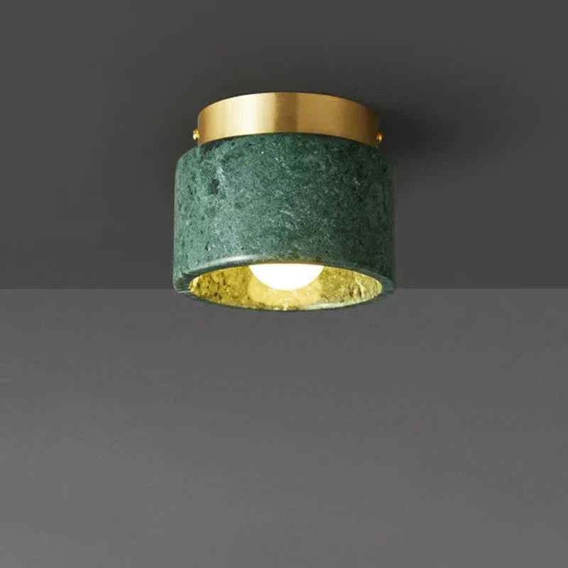 Bello Ceiling Light | Genuine Marble & Brushed Metal Finish