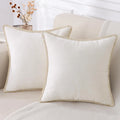 Liorenn - Chenille Decorative Pillow Cover with Stitched Edge