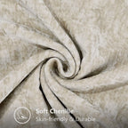 Liorenn - Chenille Decorative Pillow Cover with Stitched Edge