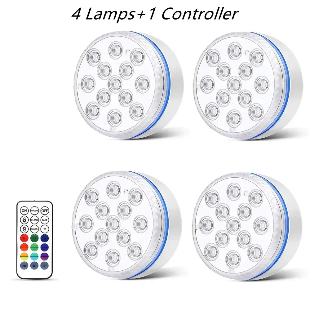 Dunavix - RGB Underwater Lamp With Remote Control IP68