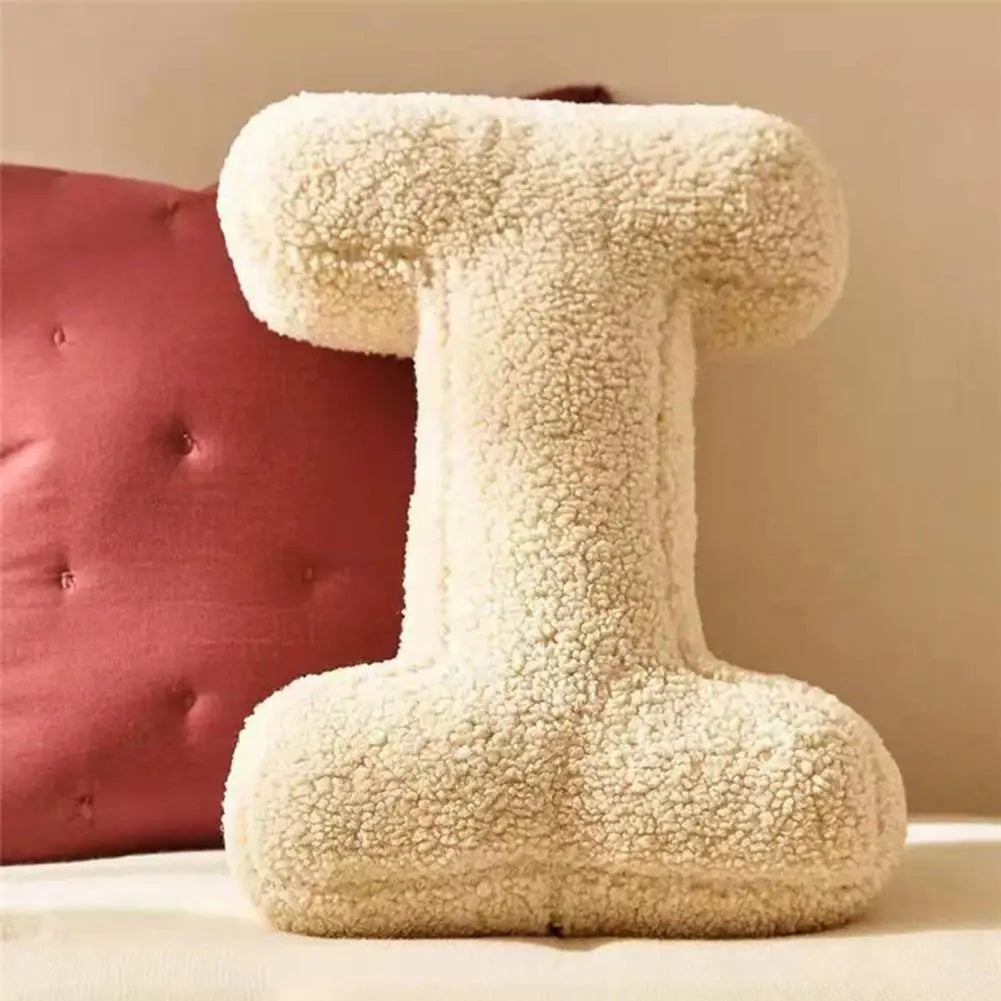 Avenia - Velvet Alphabet Decorative Pillow With Letters A to Z