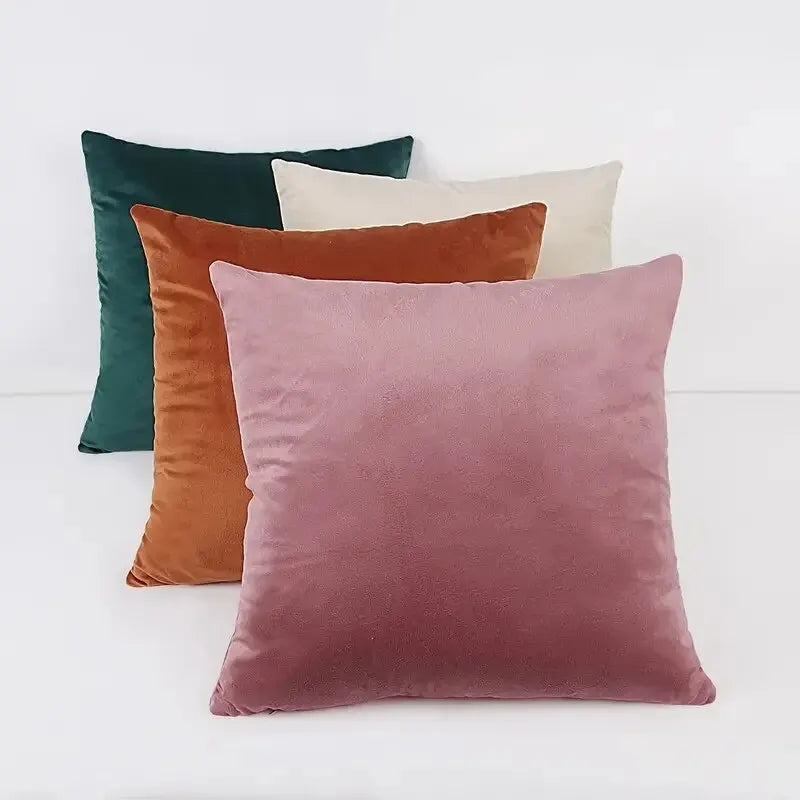 Solmire - Velvet Decorative Pillow Cover 45x45 Cm Square
