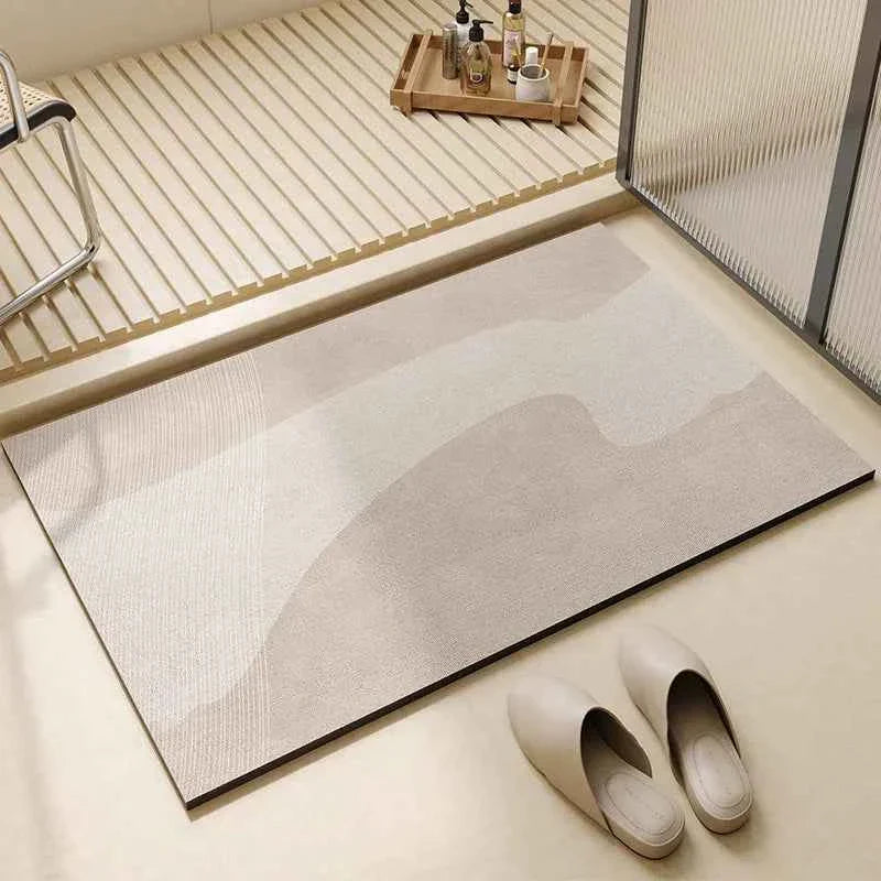 Bela Bath Mat | Super Absorbent, Non-Slip Rubber Base