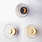 Bello Nordic Glass LED Wall Sconce | Elegant Round Design, Warm Light