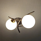 Luna Wall Light | Nordic Dual Globe, Warm Ambient Glow