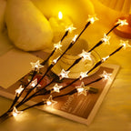 Elunara – LED Ceiling Decoration with Stars and Moons on Battery (20 Lights)