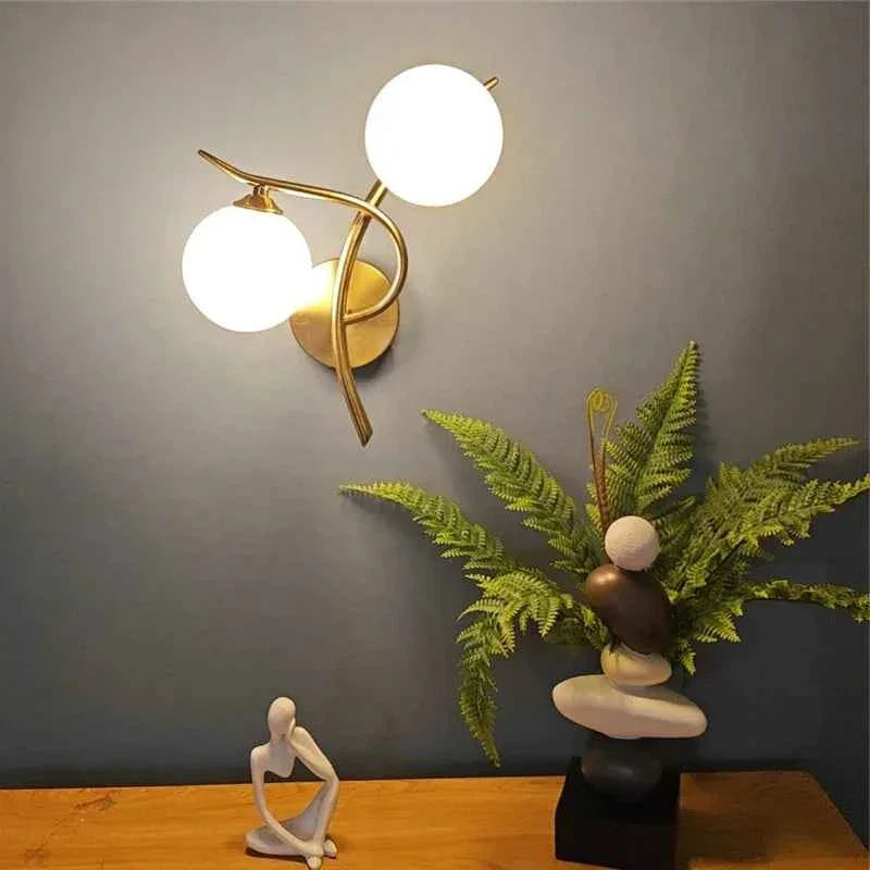 Luna Wall Light | Nordic Dual Globe, Warm Ambient Glow