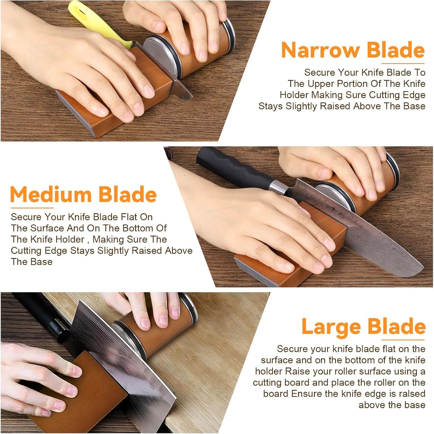 Orion - Professional Knife Sharpener with Diamond Coating for Precise Sharpening