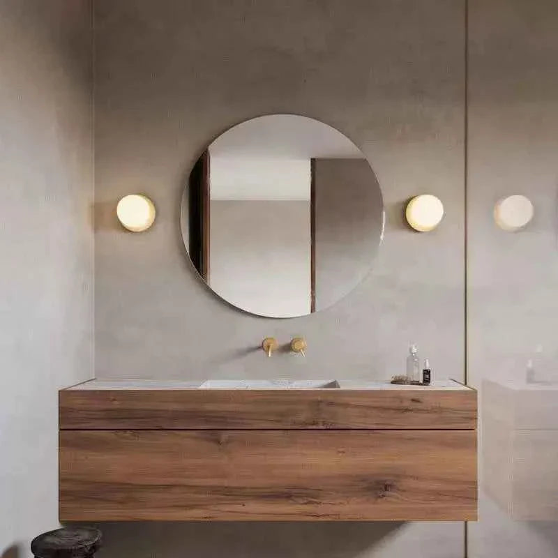 Bello Globe Wall Lamp | Minimalist Opal Glass Design