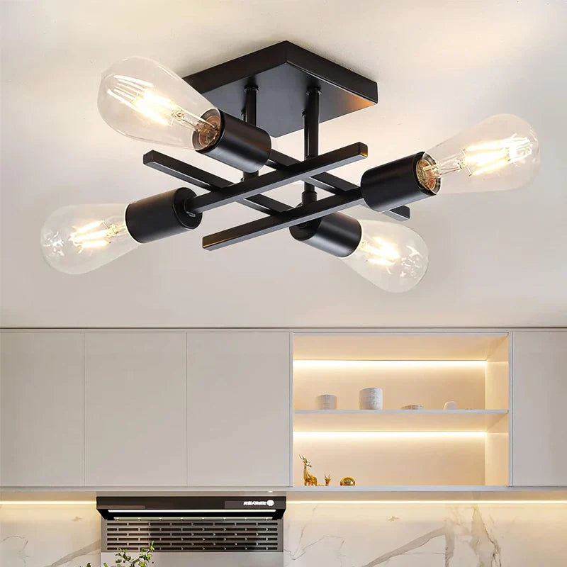 Orliven - Nordic 4-Light Ceiling Lamp E27