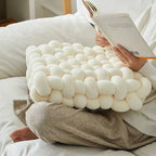 Alvèra – Woven Knot Decorative Pillow Square