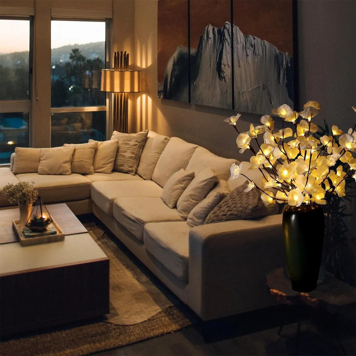 Alinora – LED Orchid Flower Branch Decorative Lighting