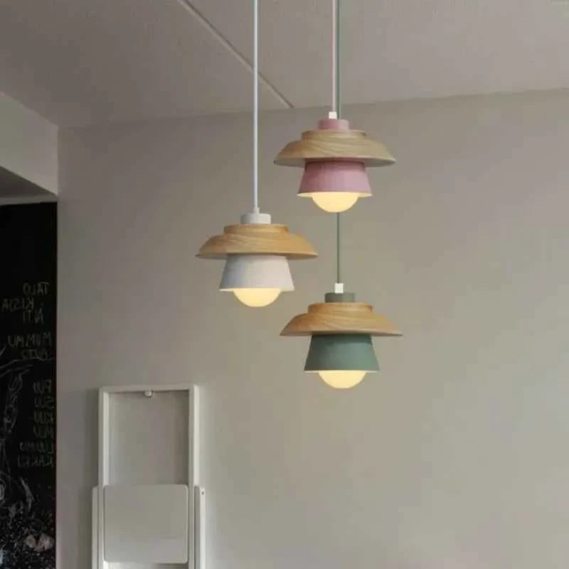 Bela Wood Pendant Light | Macaron Colour Palette, Modern Nordic Design