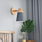Norven – Modern LED Wall Lamp E27 Wood Metal