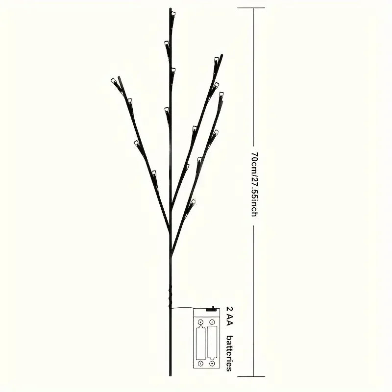 Sierava – LED Ceiling Light on Battery for Vase Decoration