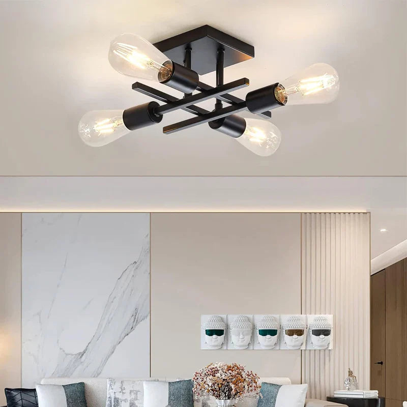 Orliven - Nordic 4-Light Ceiling Lamp E27