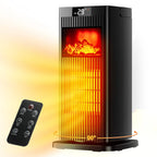Belora - Electric Ceramic Heating Fan 1500W with Thermostat and Remote Control