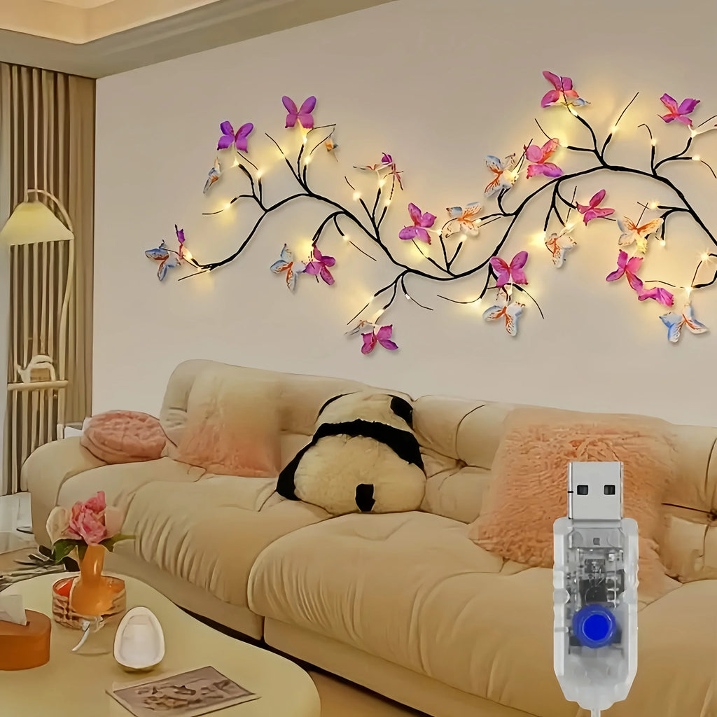 Lioraël – LED Butterfly Branch Mood Lighting with USB for Wall Decoration