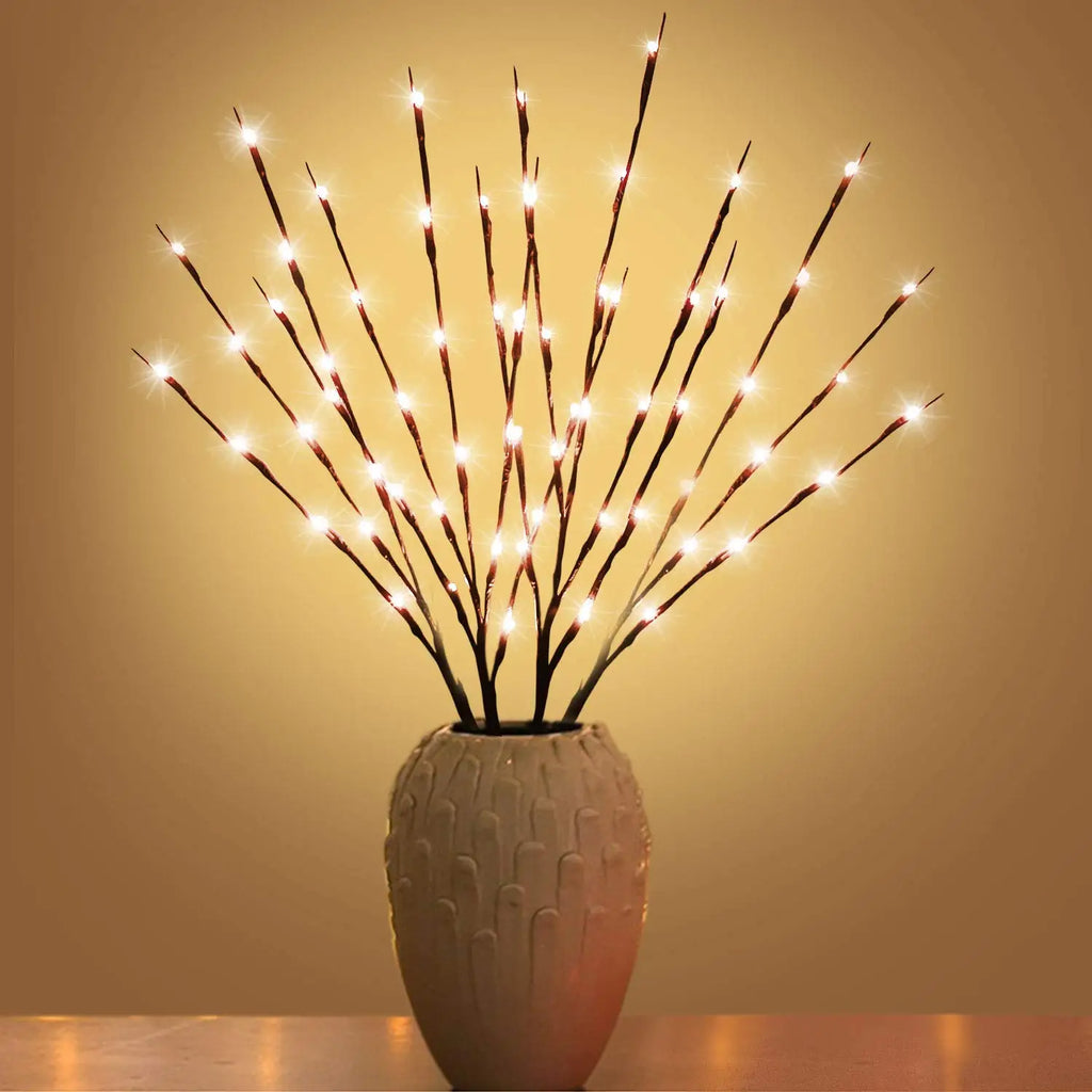Luretta – LED Willow Branch Light Decoration with 20 Bulbs