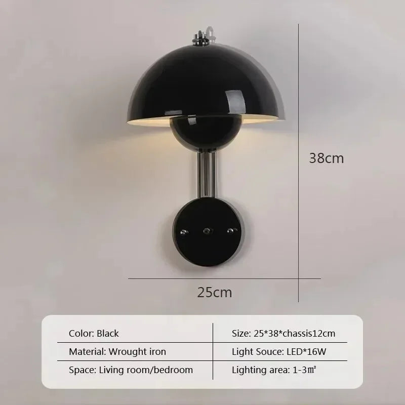 Norvyn – Minimalist Nordic LED Wall Lamp Multicolor Iron Sconce