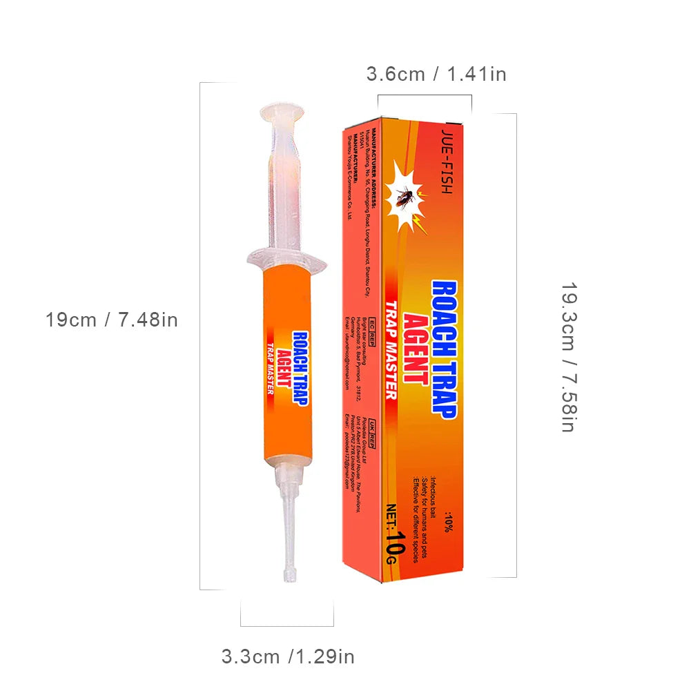 Exora Gel - Cockroach Gel Bait with Natural Ingredients for Indoor Use