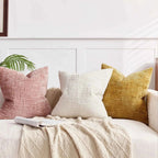 Bela Chenille Kussenhoes | Luxe Geweven Structuur, Wasbaar