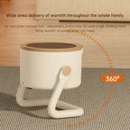 Folmina - 1000W Portable Ceramic Electric Heater Table Model with Tip-Over Protection