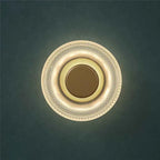 Bela Glass Wall Lamp | Textured Design, Warm LED Illumination