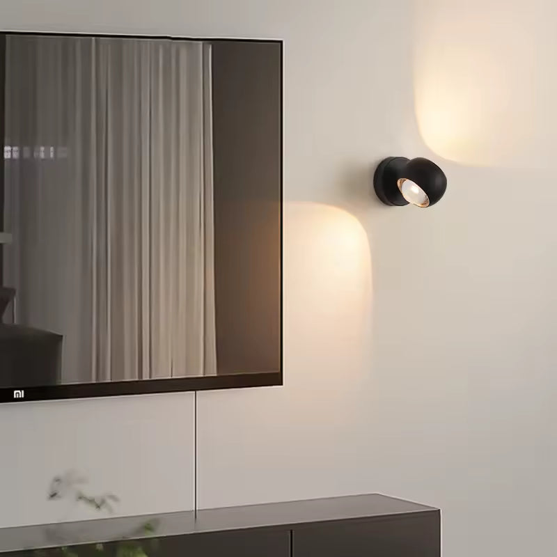Cino Wandlamp | Metaal met Kristalglas, Up & Down Licht