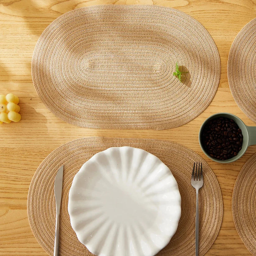 Placemat Set Washable Heat Resistant Non Slip