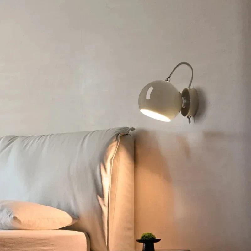 Bello Wall Lamp | Adjustable Dome Shade, Iron Construction