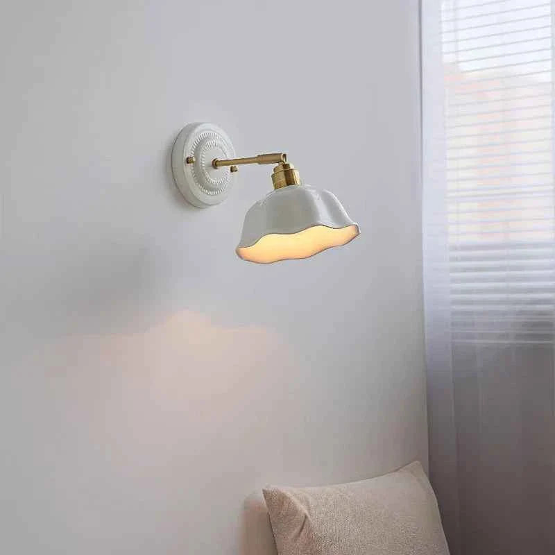 Bela Ceramic Wall Lamp | Vintage Elegance, Warm Ambient Lighting