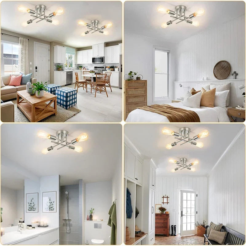 Velmorax - Nordic Semi Recessed LED Ceiling Lamp